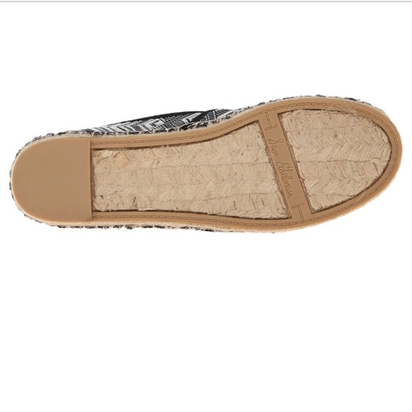 Sam Edelman Shoes Lynn Black White Woven Espadrilles size 9 European summer - Picture 6 of 8